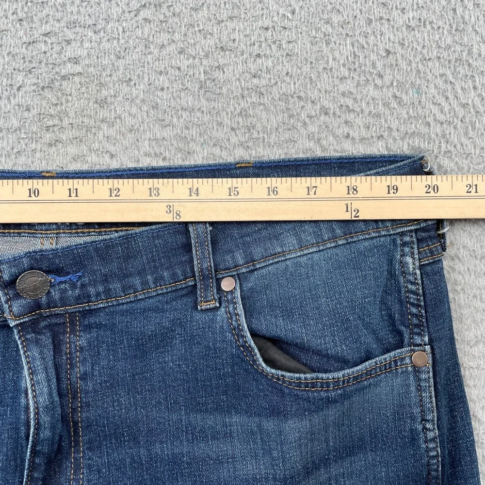 Wrangler Jeans Mens 40x32 Blue Retro Slim Boot Denim Workwear Casual Comfort